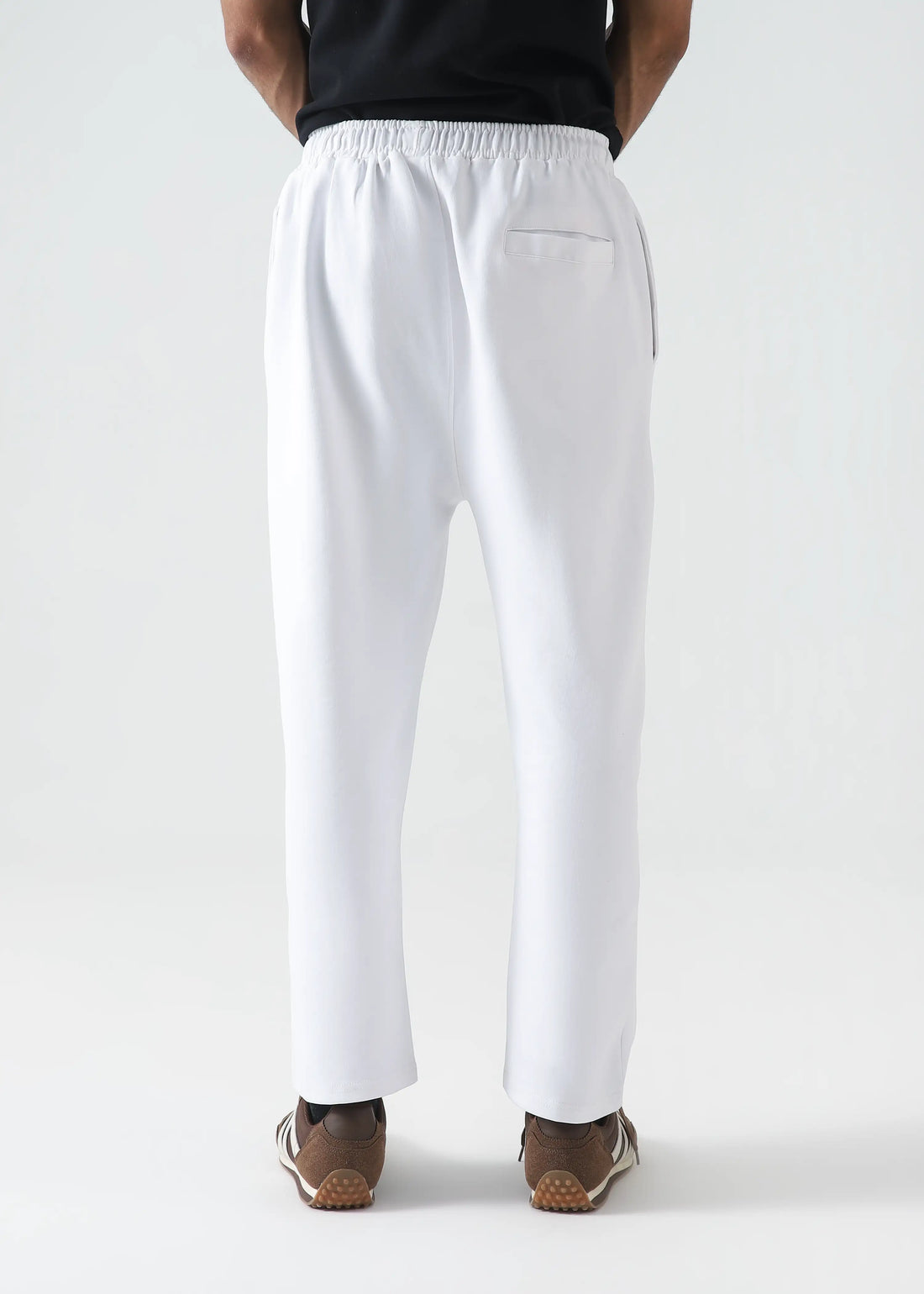 White Pleated Trouser