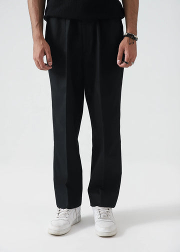 Black Elastic Pant