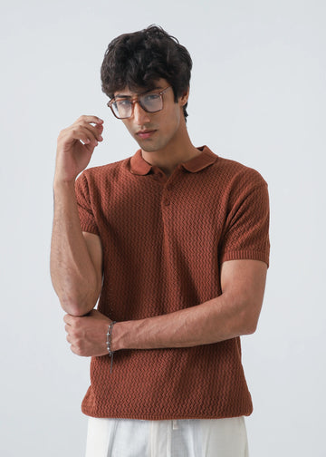 Rust Brown Polo